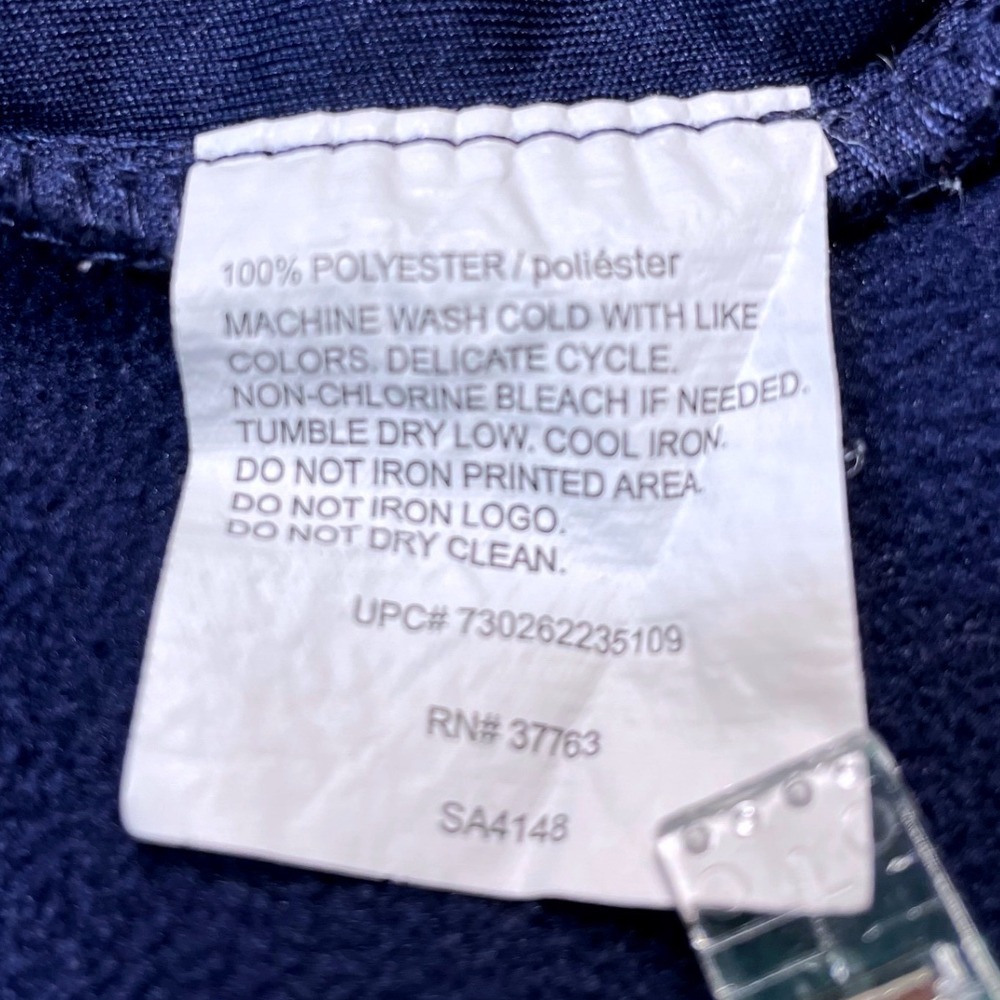 Callaway Men's Golf Pullover 1/4 Zip Blue Heathered Textured Size L Side Pockets - Picture 7 of 8